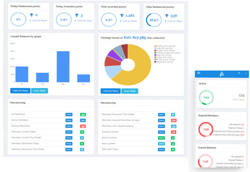 client portal access for gym, studio, fitness center and facility booking sign ups.